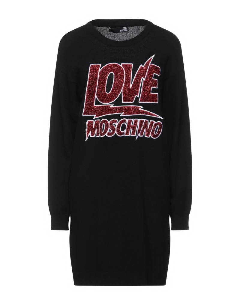 LOVE MOSCHINO Mini-kleid Damen Schwarz von LOVE MOSCHINO