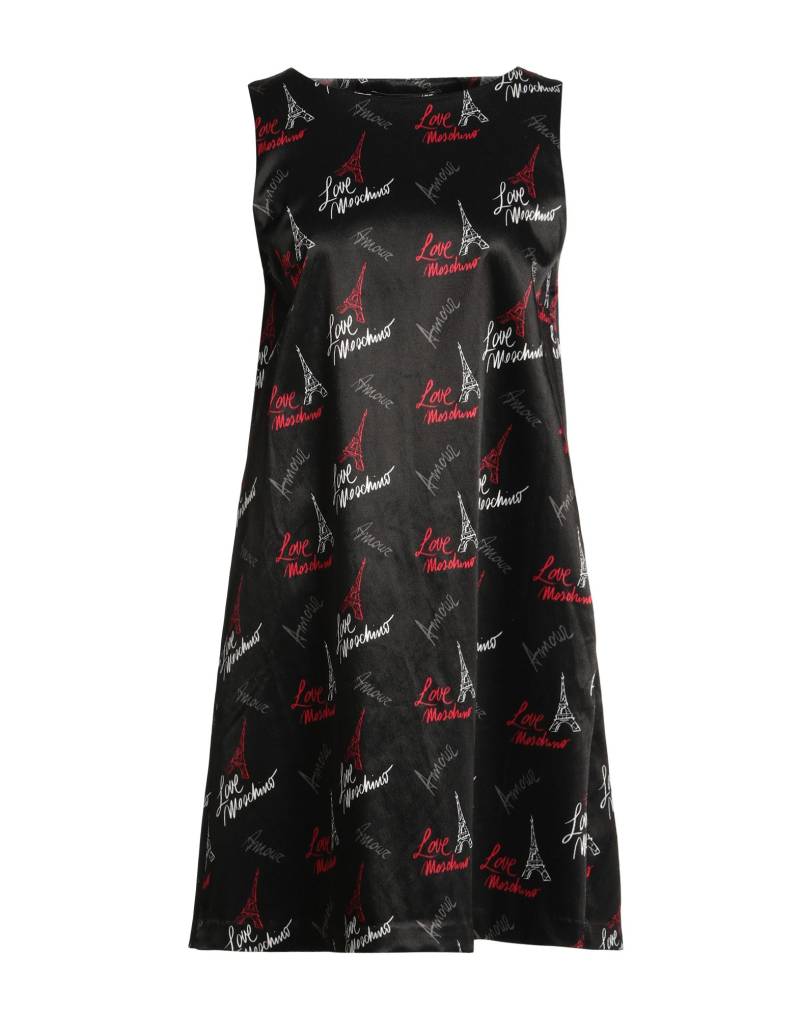LOVE MOSCHINO Mini-kleid Damen Schwarz von LOVE MOSCHINO