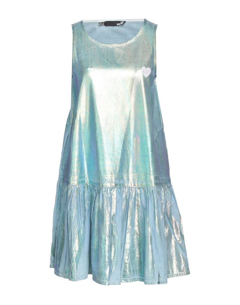 LOVE MOSCHINO Mini-kleid Damen Tūrkis von LOVE MOSCHINO