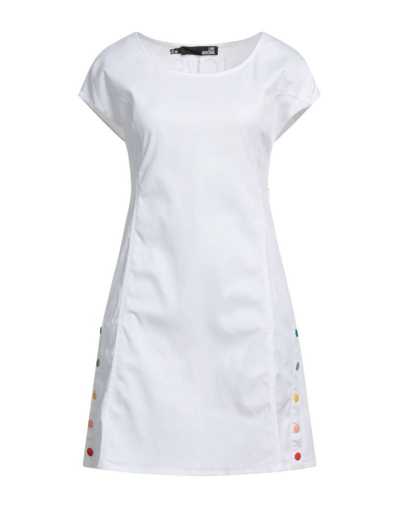 LOVE MOSCHINO Mini-kleid Damen Weiß von LOVE MOSCHINO