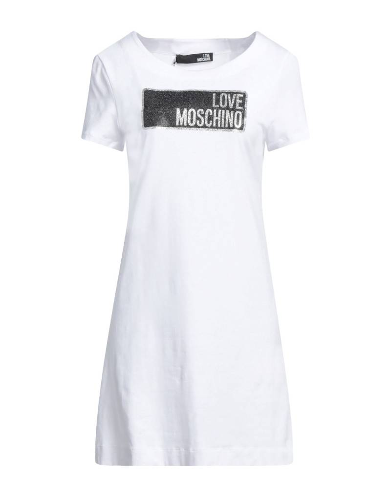 LOVE MOSCHINO Mini-kleid Damen Weiß von LOVE MOSCHINO