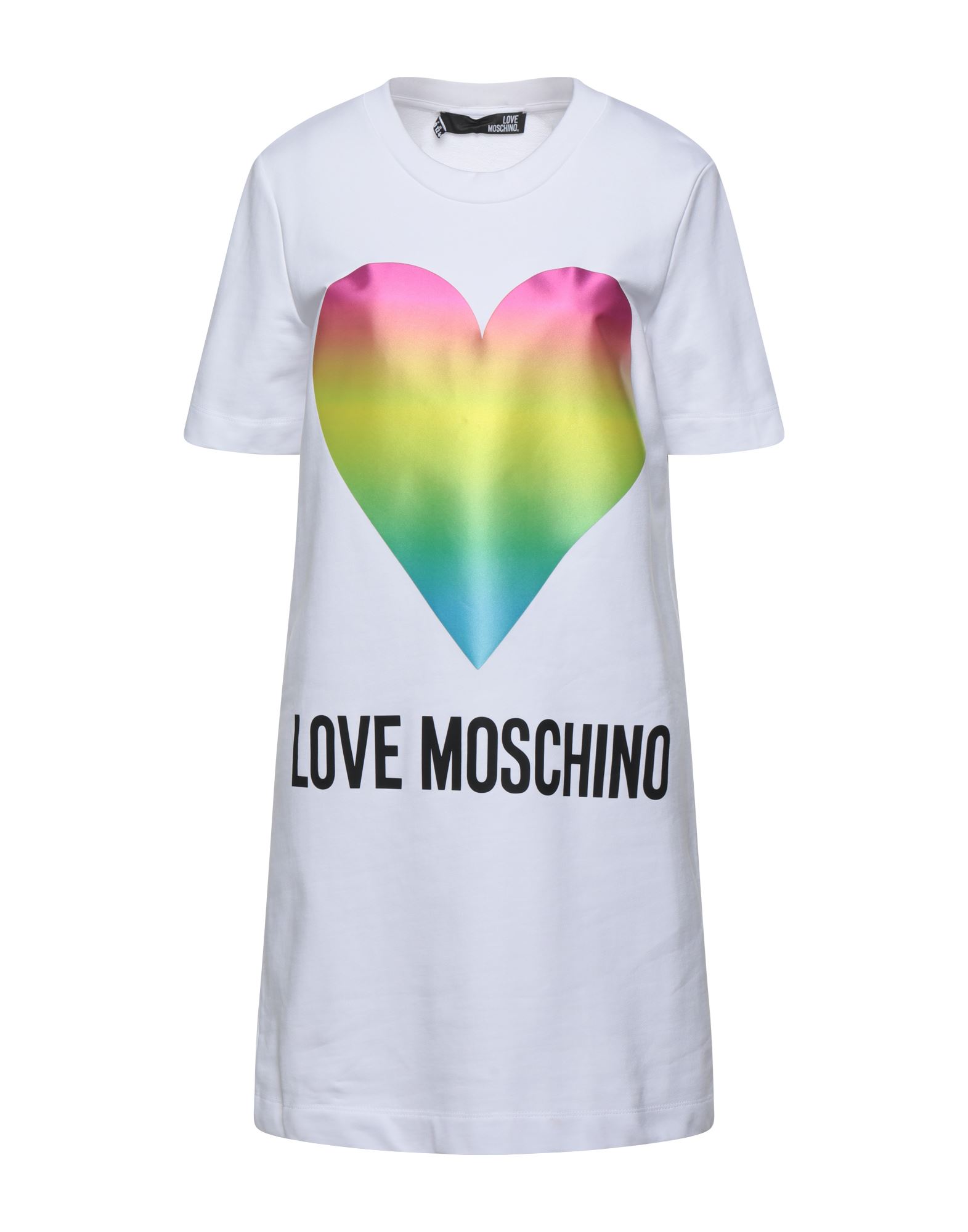 LOVE MOSCHINO Mini-kleid Damen Weiß LOVE MOSCHINO Mini-kleid Damen Weiß von LOVE MOSCHINO