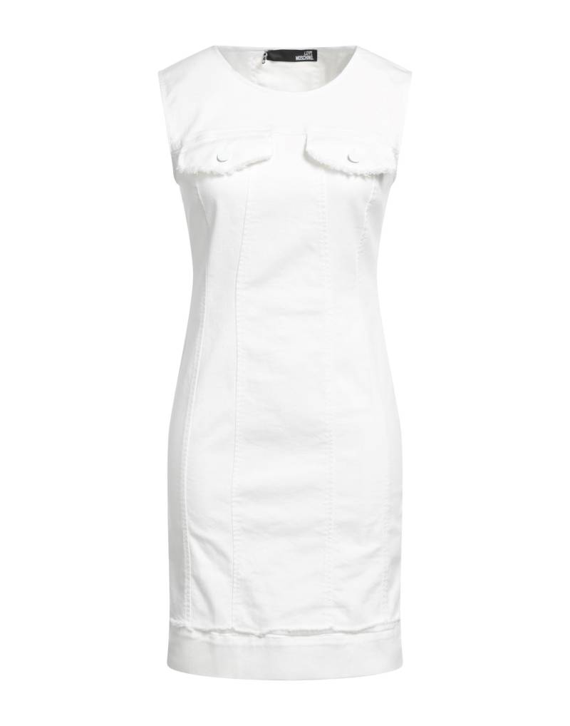 LOVE MOSCHINO Mini-kleid Damen Weiß von LOVE MOSCHINO