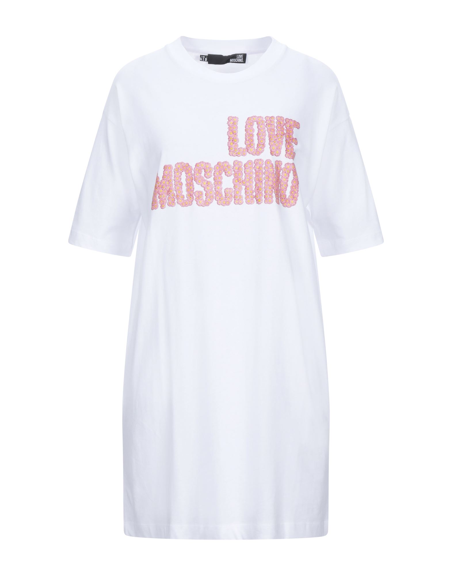LOVE MOSCHINO Mini-kleid Damen Weiß LOVE MOSCHINO Mini-kleid Damen Weiß von LOVE MOSCHINO