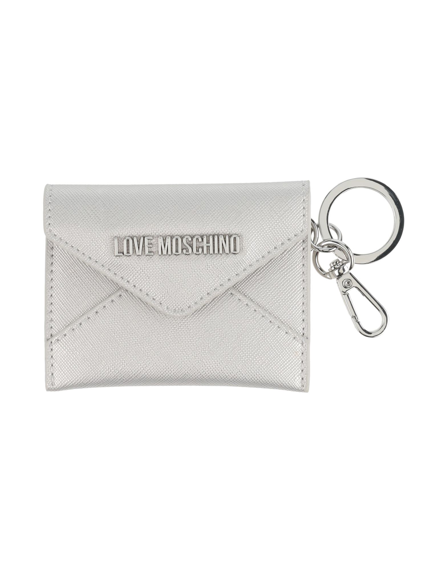 LOVE MOSCHINO Portemonnaie Damen Silber von LOVE MOSCHINO