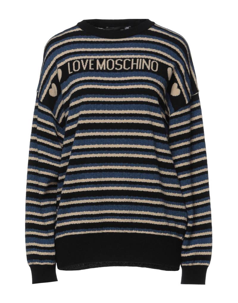 LOVE MOSCHINO Pullover Damen Blau von LOVE MOSCHINO