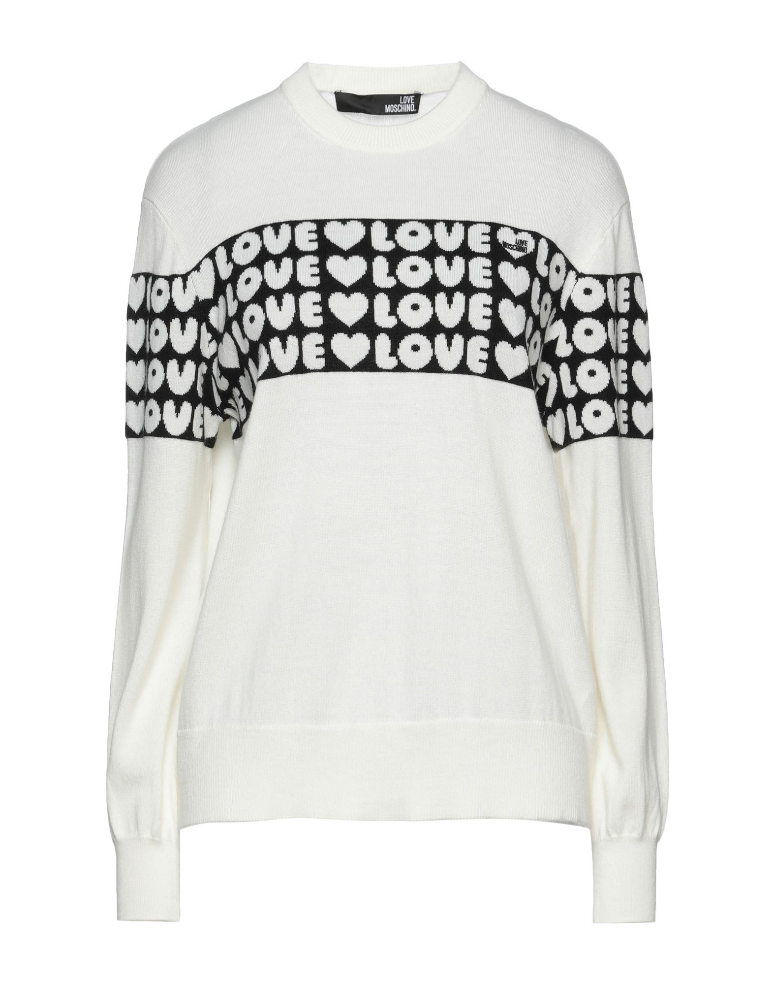 LOVE MOSCHINO Pullover Damen Elfenbein von LOVE MOSCHINO