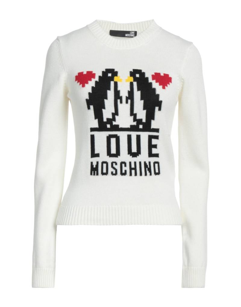 LOVE MOSCHINO Pullover Damen Elfenbein von LOVE MOSCHINO