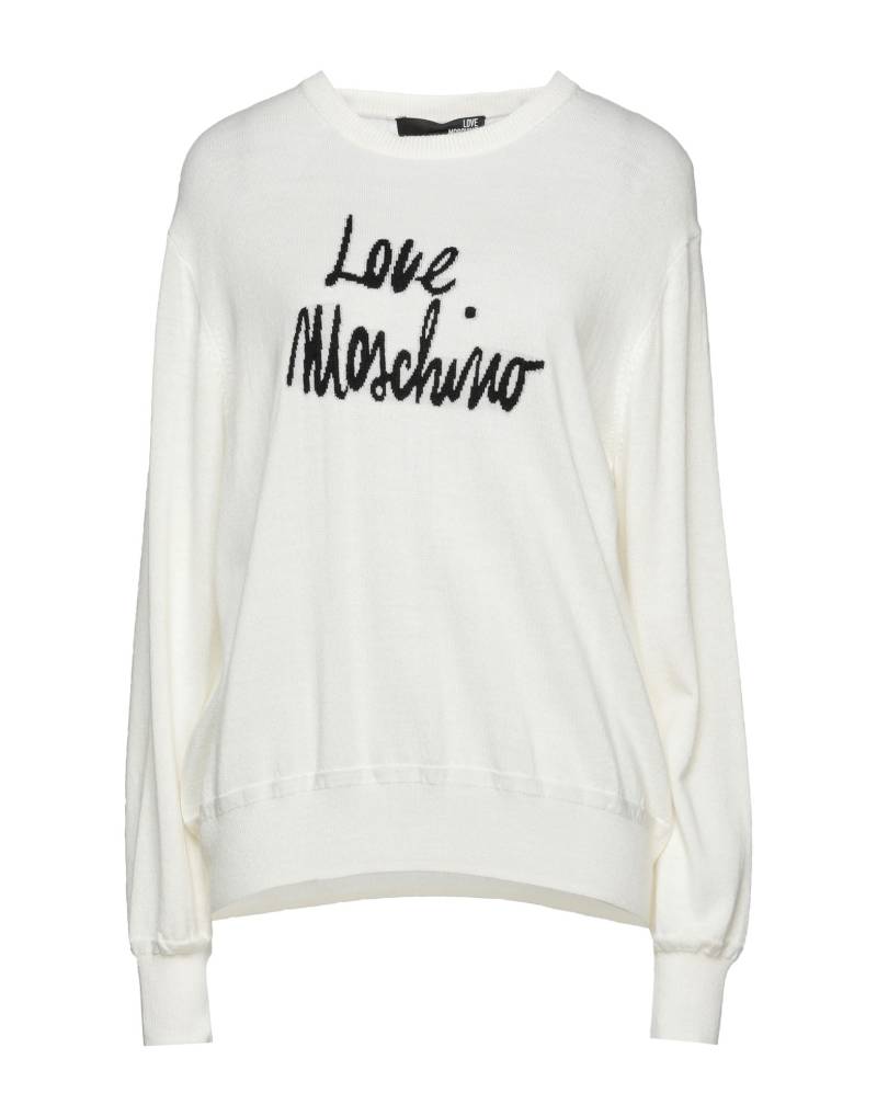 LOVE MOSCHINO Pullover Damen Elfenbein von LOVE MOSCHINO