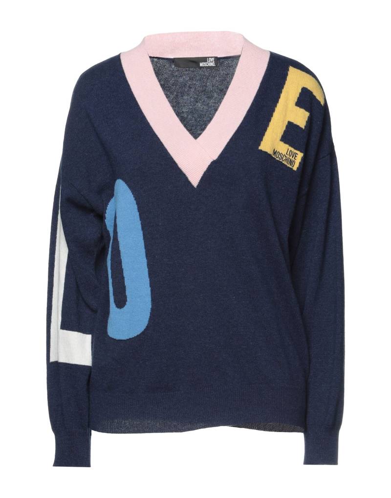 LOVE MOSCHINO Pullover Damen Nachtblau von LOVE MOSCHINO