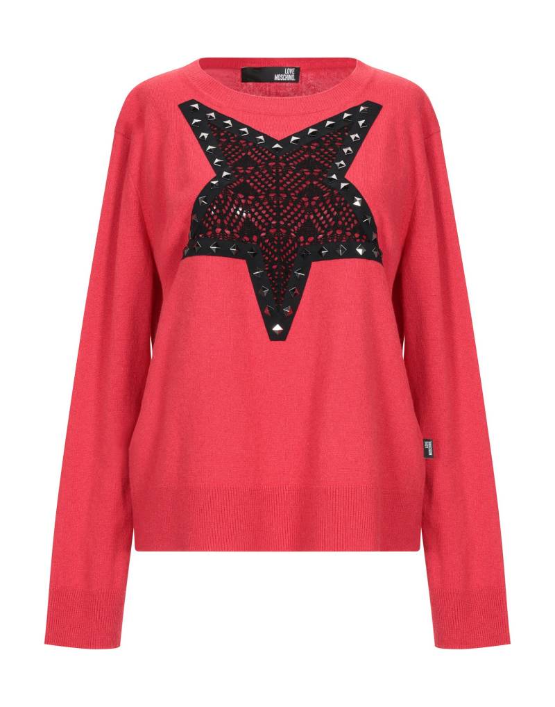 LOVE MOSCHINO Pullover Damen Rot von LOVE MOSCHINO