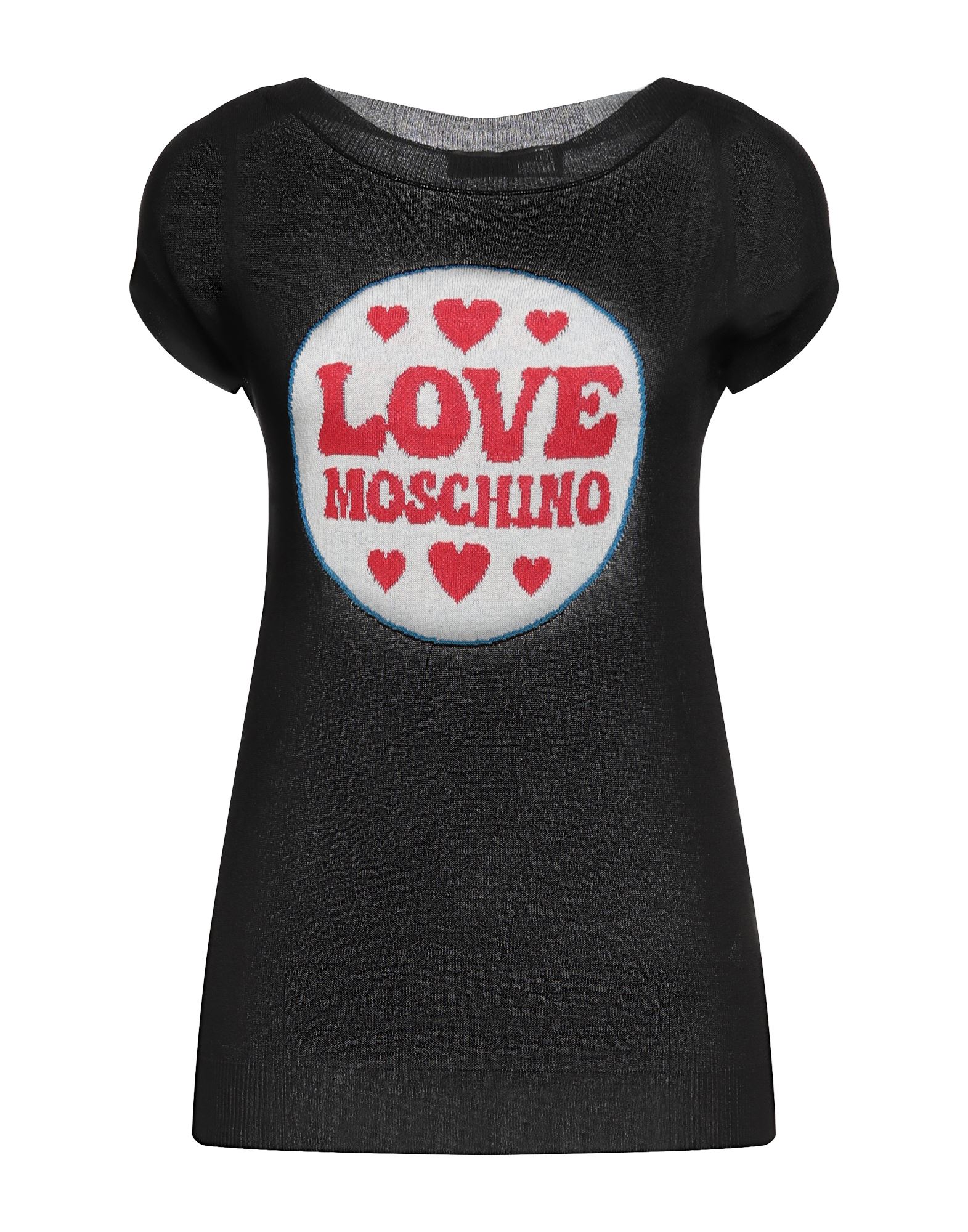 LOVE MOSCHINO Pullover Damen Schwarz von LOVE MOSCHINO