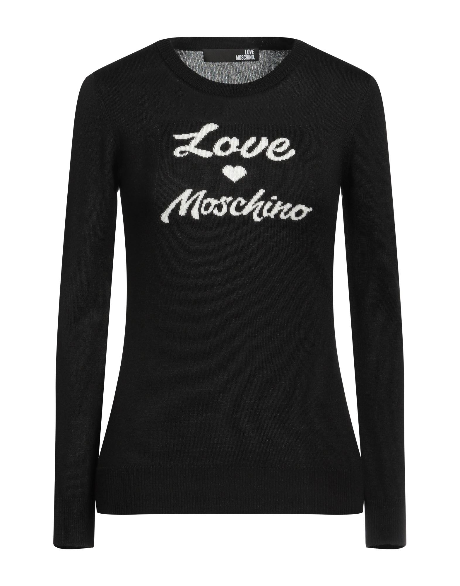 LOVE MOSCHINO Pullover Damen Schwarz von LOVE MOSCHINO