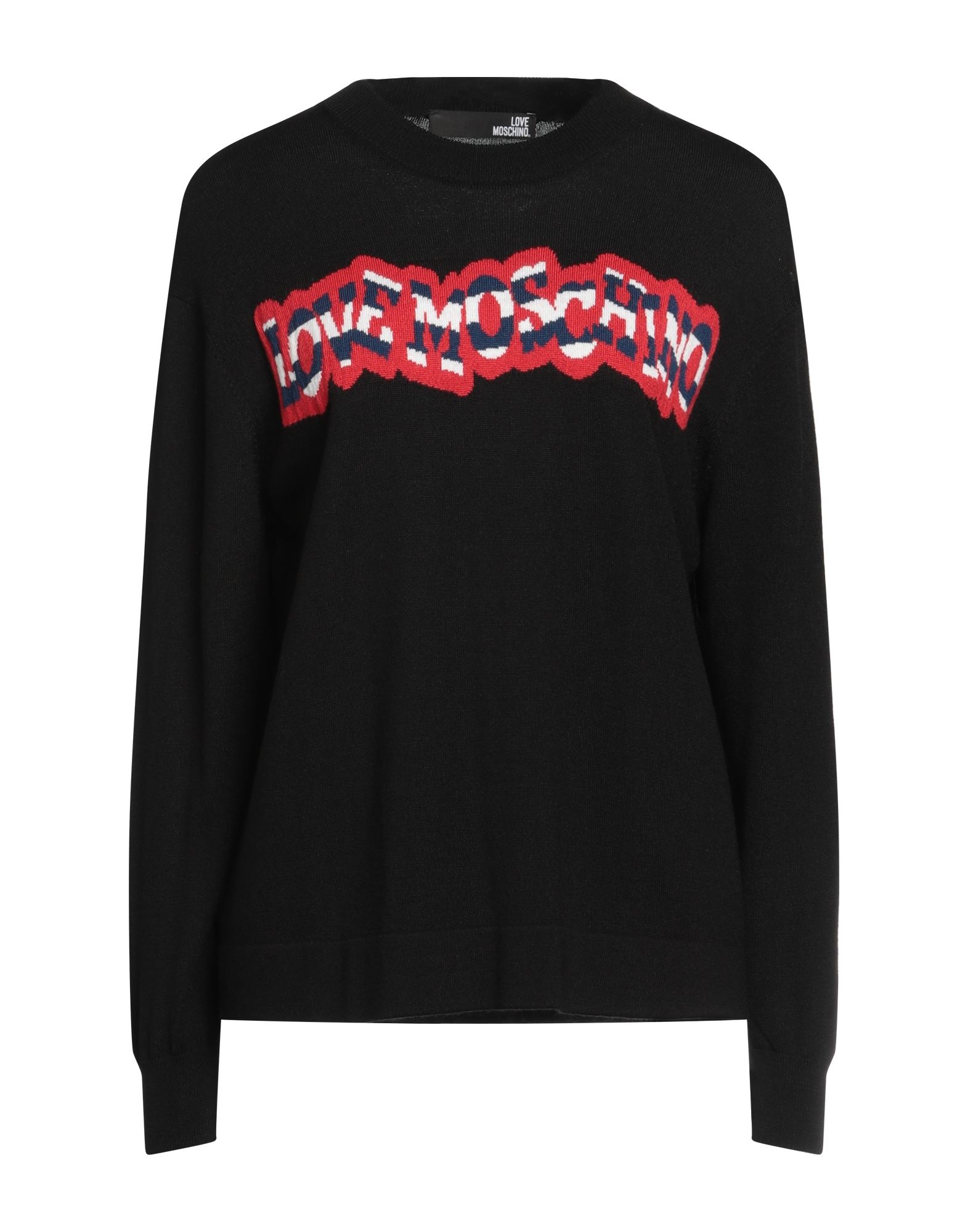LOVE MOSCHINO Pullover Damen Schwarz LOVE MOSCHINO Pullover Damen Schwarz von LOVE MOSCHINO