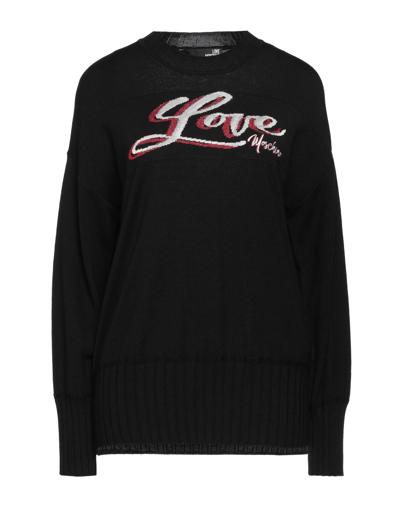 LOVE MOSCHINO Pullover Damen Schwarz von LOVE MOSCHINO