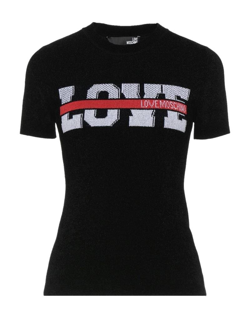 LOVE MOSCHINO Pullover Damen Schwarz von LOVE MOSCHINO
