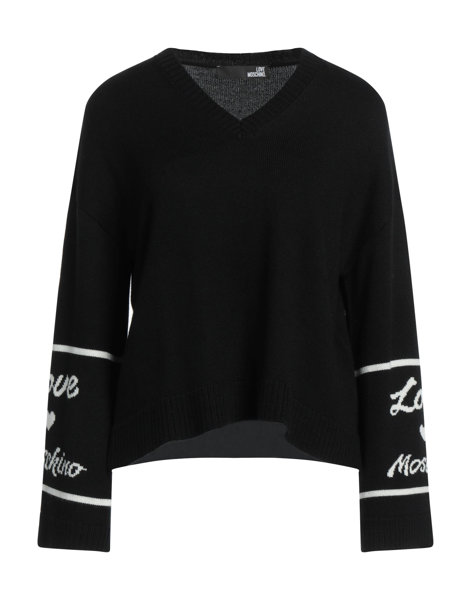 LOVE MOSCHINO Pullover Damen Schwarz von LOVE MOSCHINO