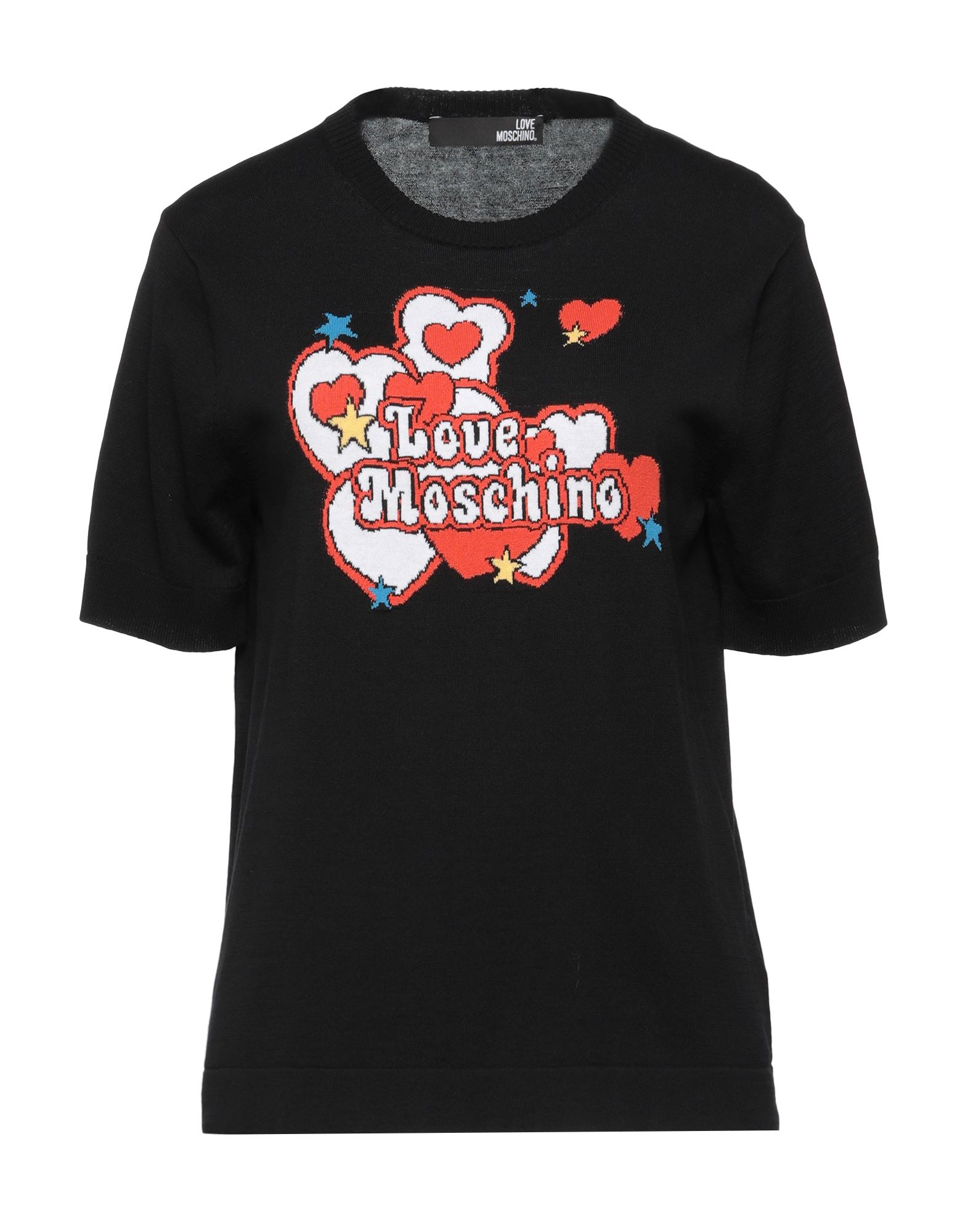 LOVE MOSCHINO Pullover Damen Schwarz von LOVE MOSCHINO