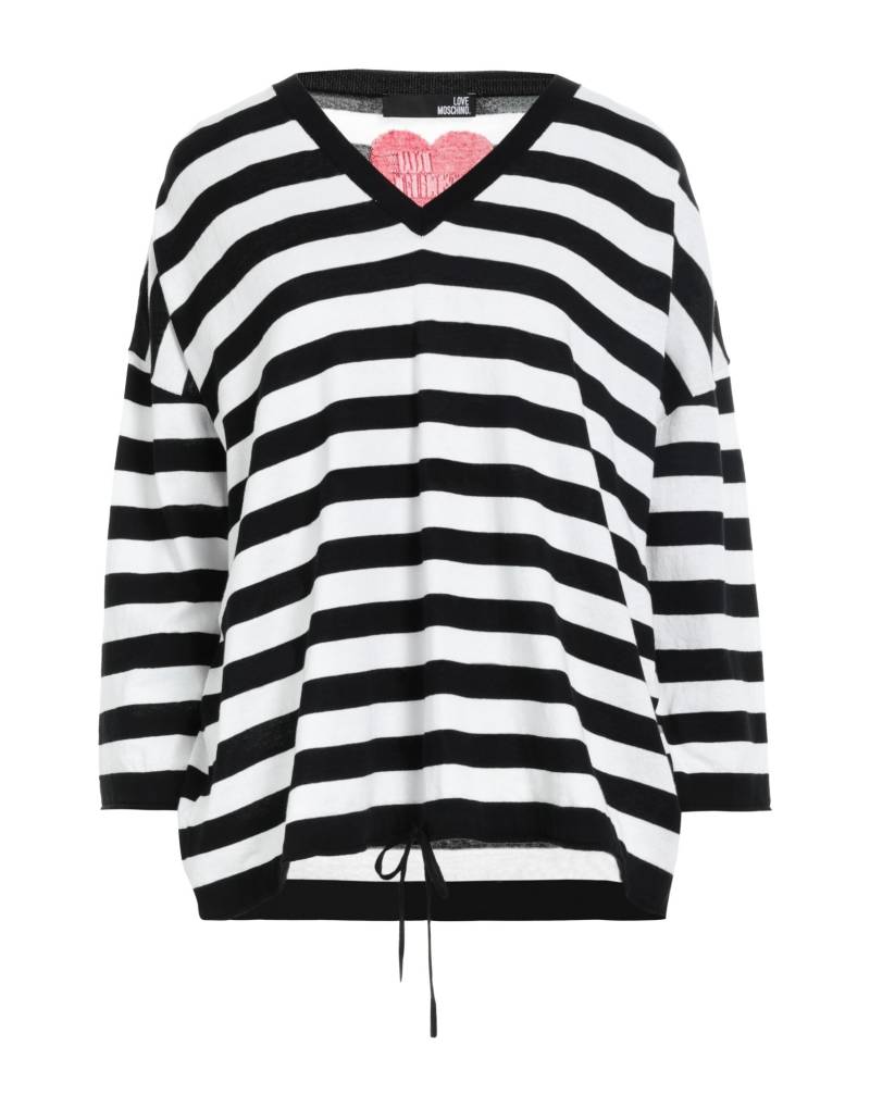 LOVE MOSCHINO Pullover Damen Schwarz von LOVE MOSCHINO