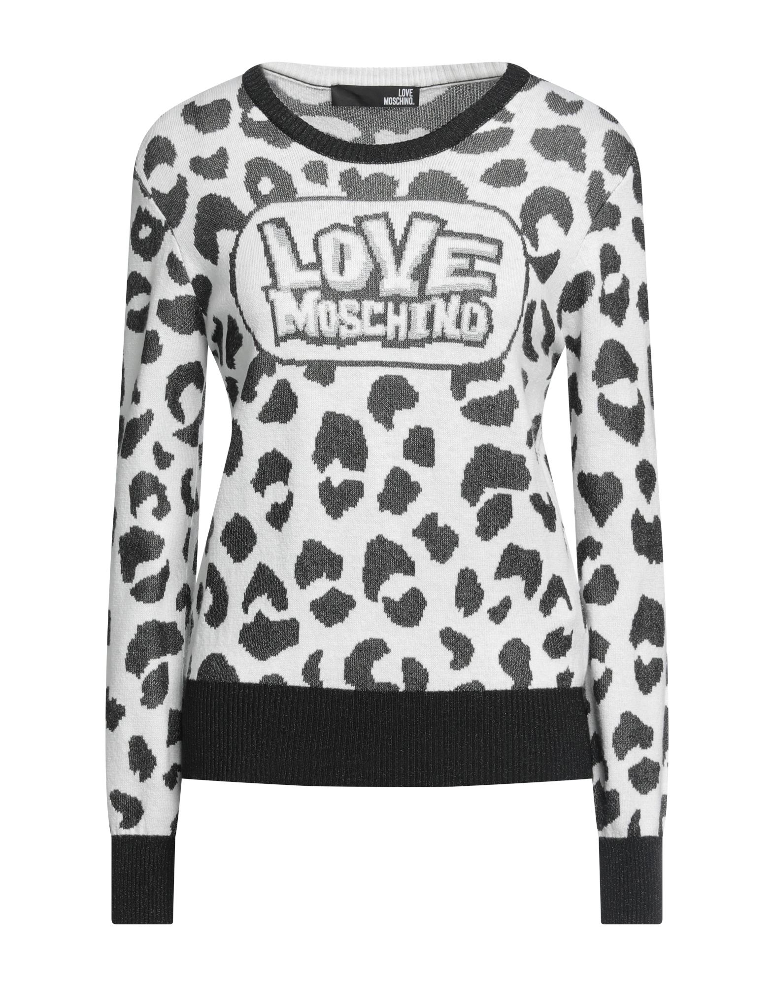 LOVE MOSCHINO Pullover Damen Weiß von LOVE MOSCHINO