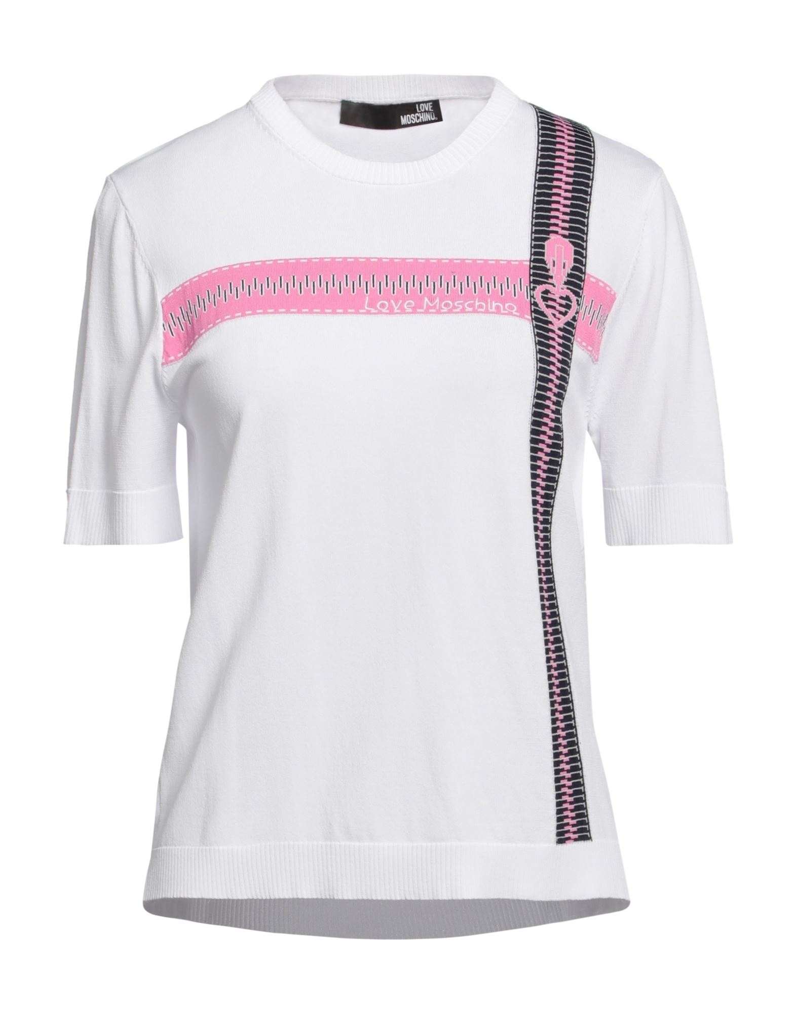 LOVE MOSCHINO Pullover Damen Weiß LOVE MOSCHINO Pullover Damen Weiß von LOVE MOSCHINO