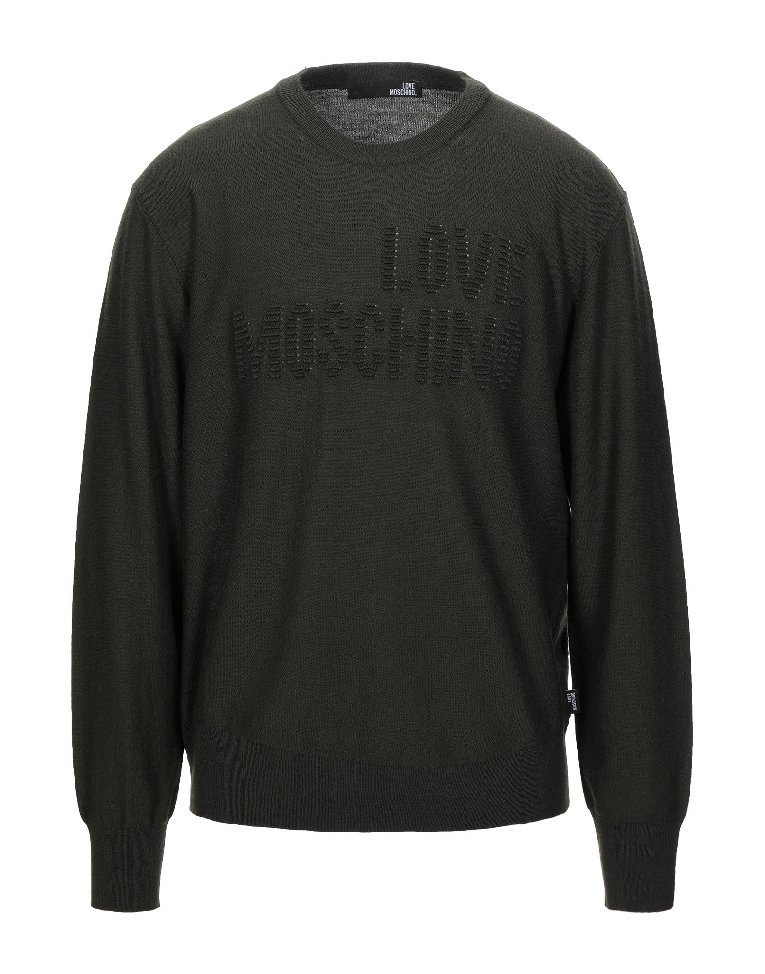 LOVE MOSCHINO Pullover Herren Militärgrün von LOVE MOSCHINO