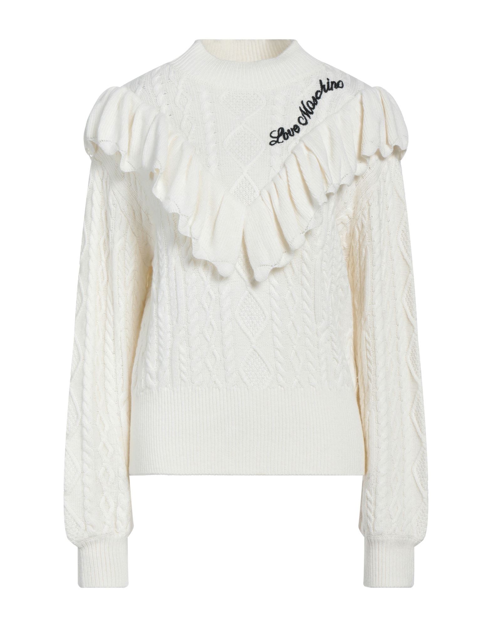 LOVE MOSCHINO Pullover Damen Elfenbein von LOVE MOSCHINO