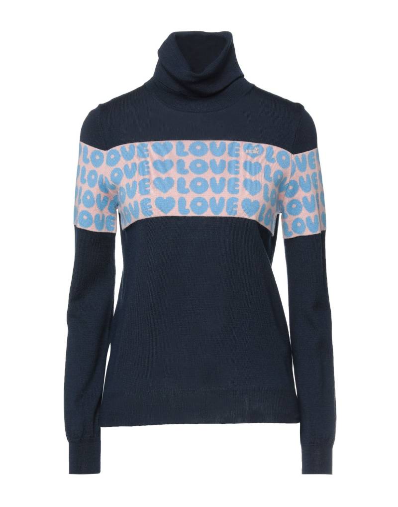 LOVE MOSCHINO Rollkragenpullover Damen Nachtblau von LOVE MOSCHINO