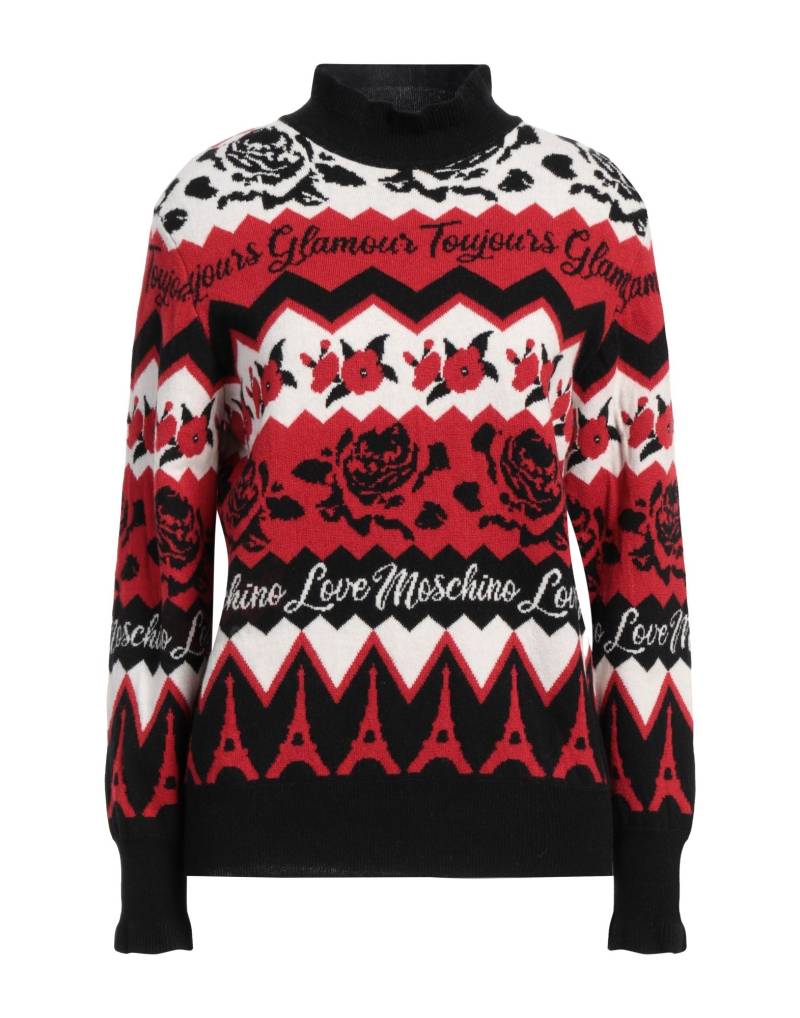 LOVE MOSCHINO Rollkragenpullover Damen Rot von LOVE MOSCHINO