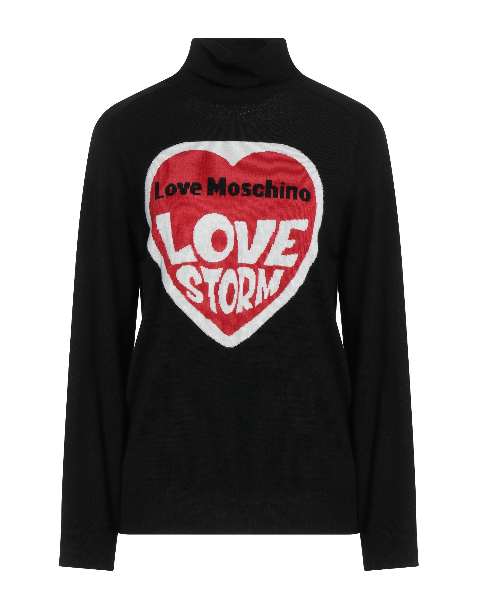 LOVE MOSCHINO Rollkragenpullover Damen Schwarz von LOVE MOSCHINO