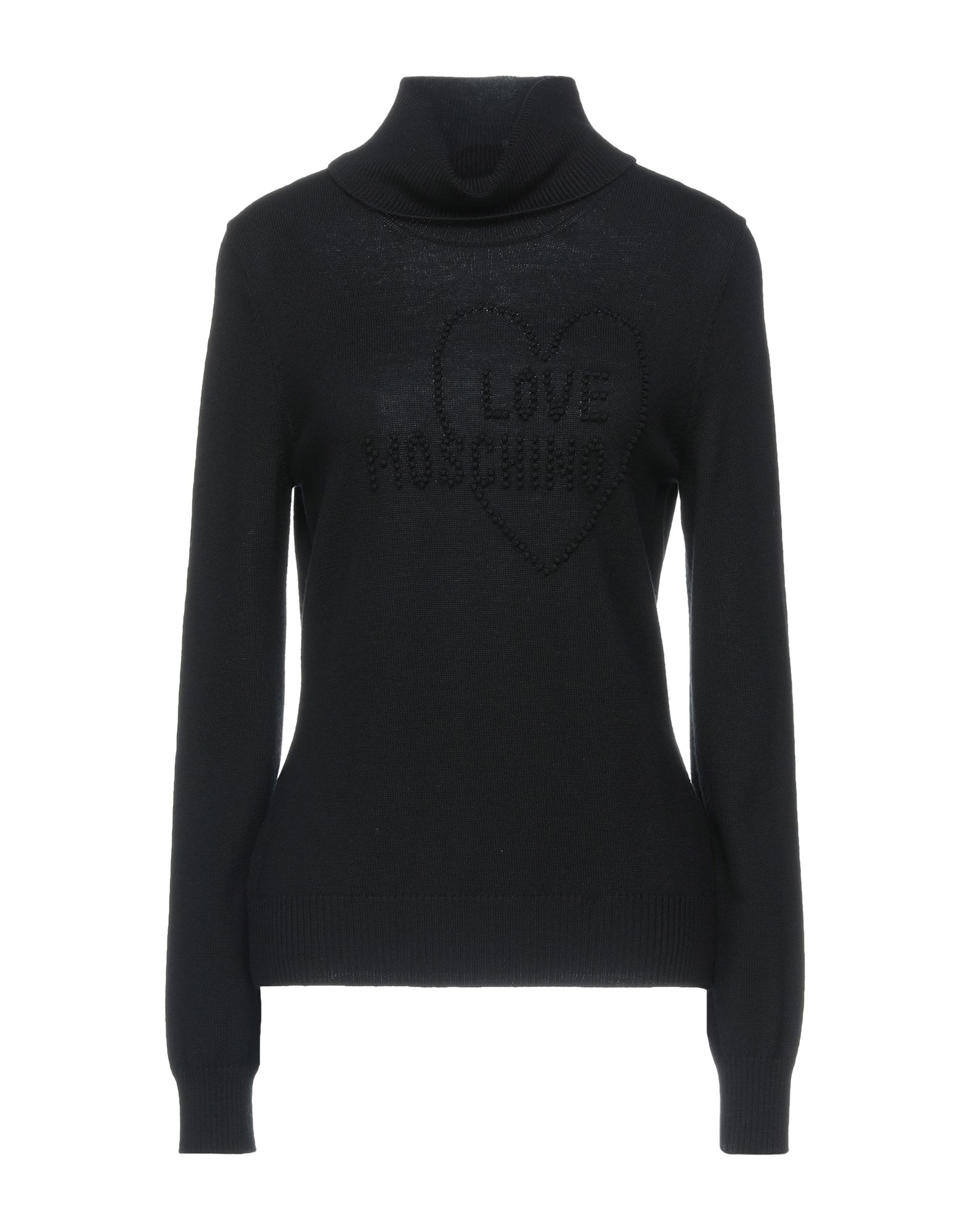 LOVE MOSCHINO Rollkragenpullover Damen Schwarz von LOVE MOSCHINO