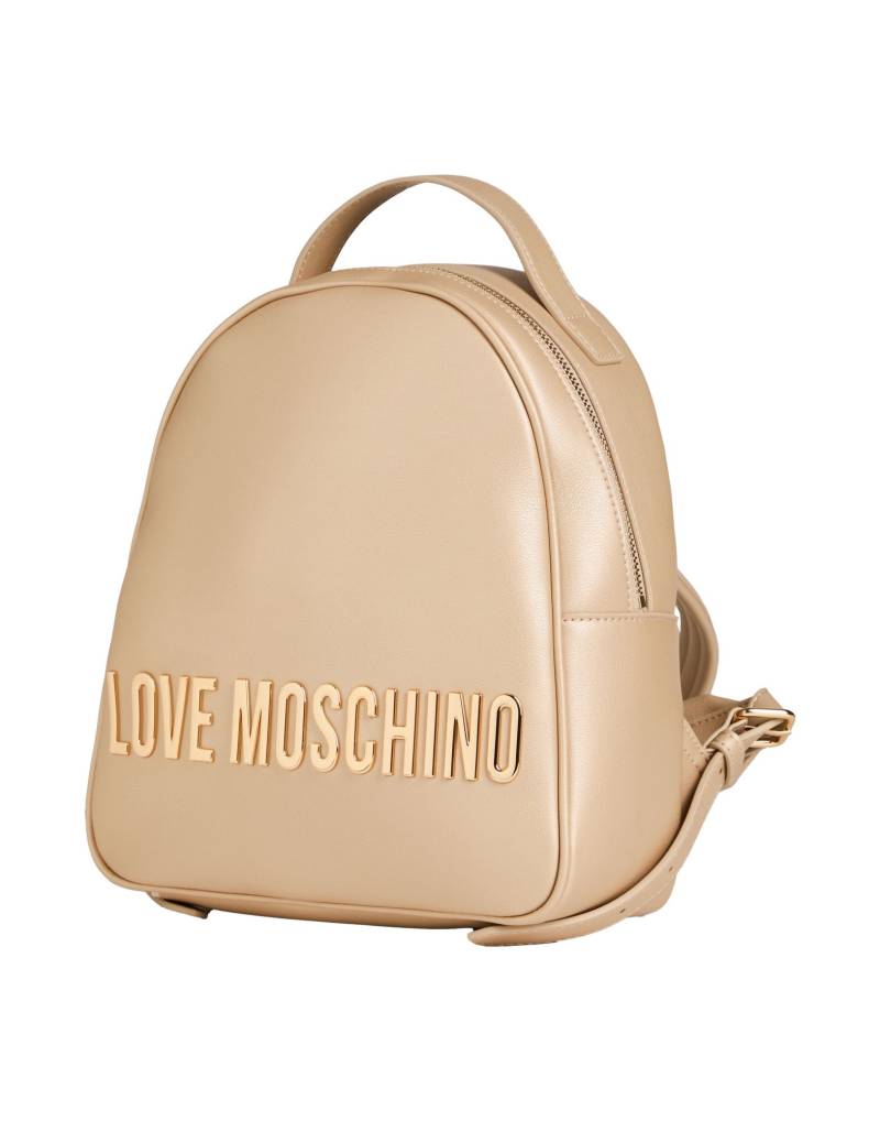 LOVE MOSCHINO Rucksack Damen Beige von LOVE MOSCHINO