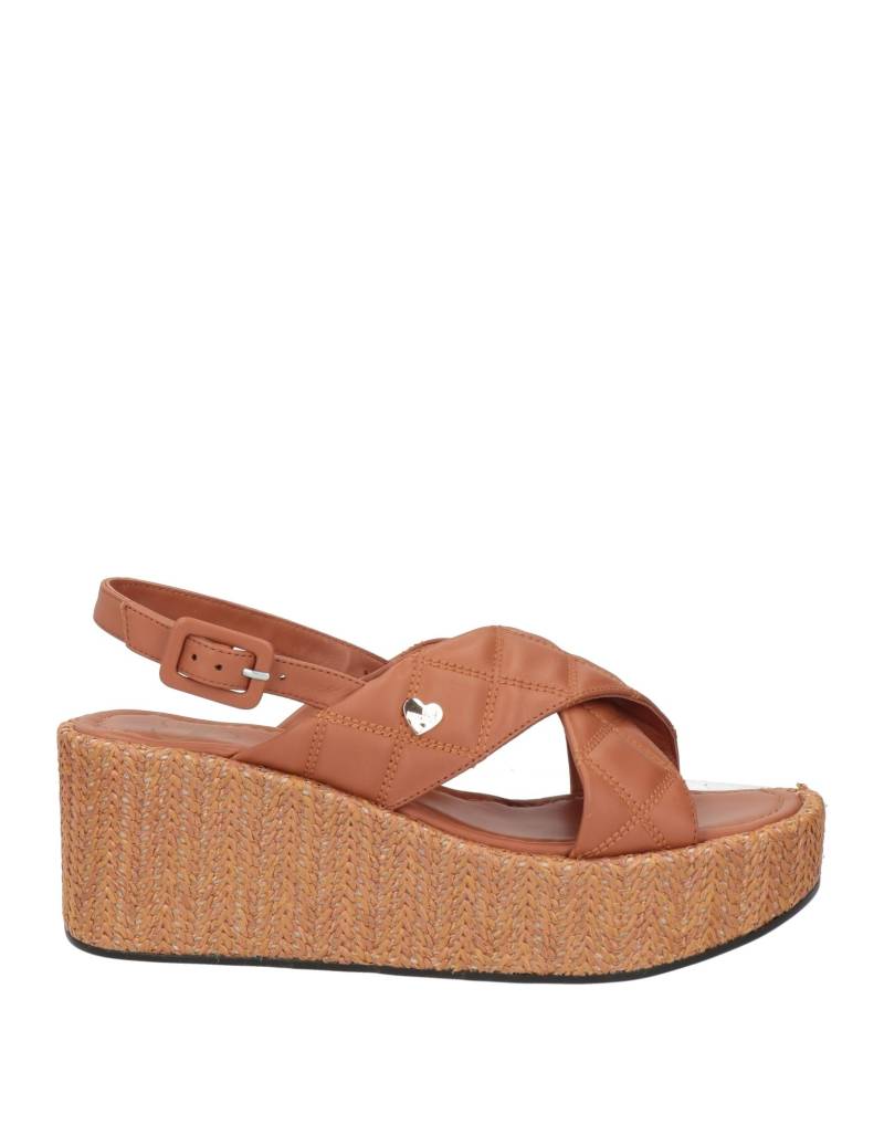 LOVE MOSCHINO Sandale Damen Lederfarben von LOVE MOSCHINO