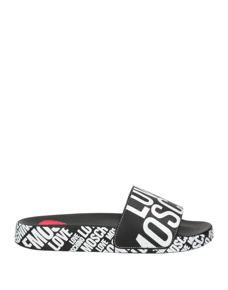 LOVE MOSCHINO Sandale Damen Schwarz von LOVE MOSCHINO