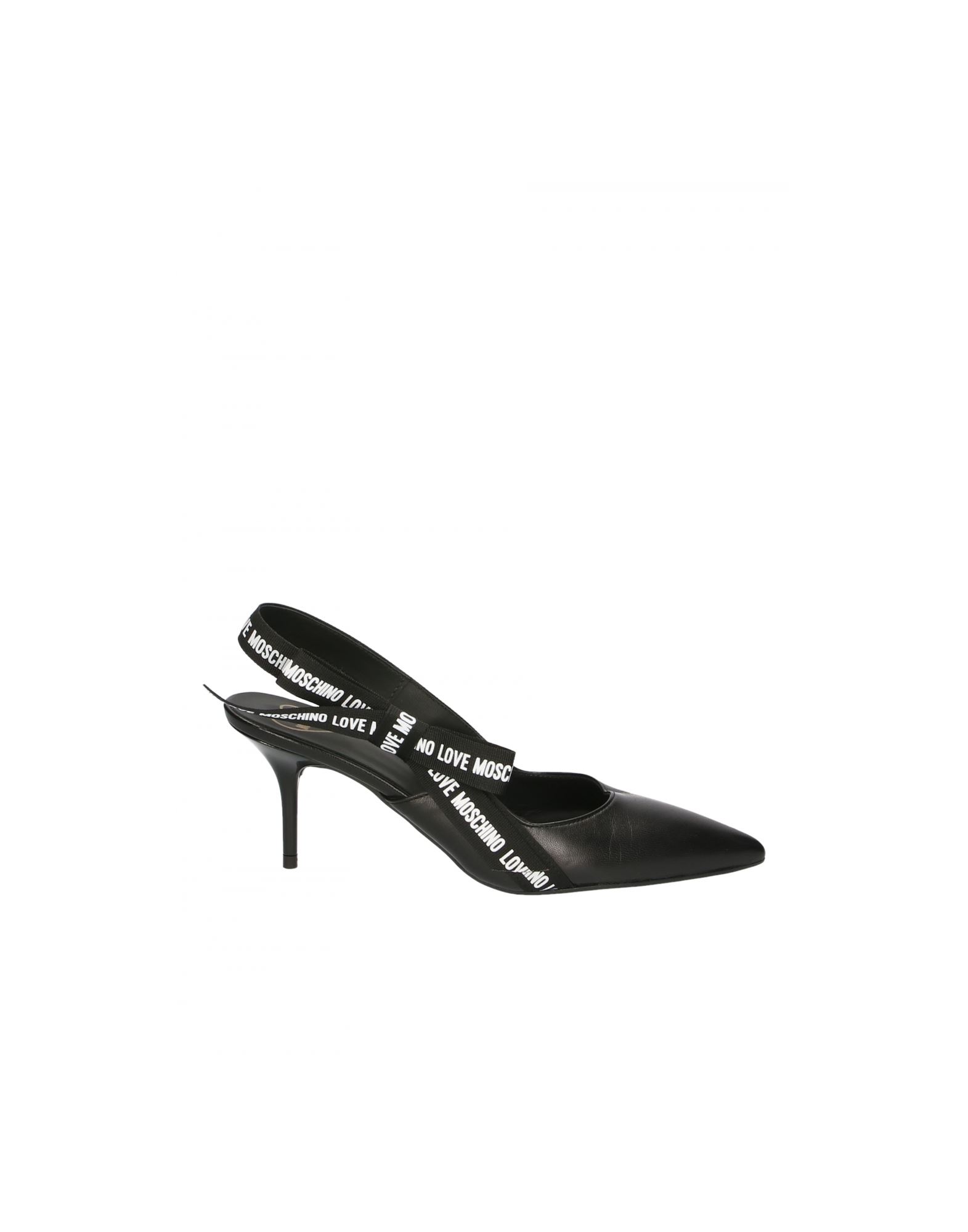 LOVE MOSCHINO Sandale Damen Schwarz von LOVE MOSCHINO