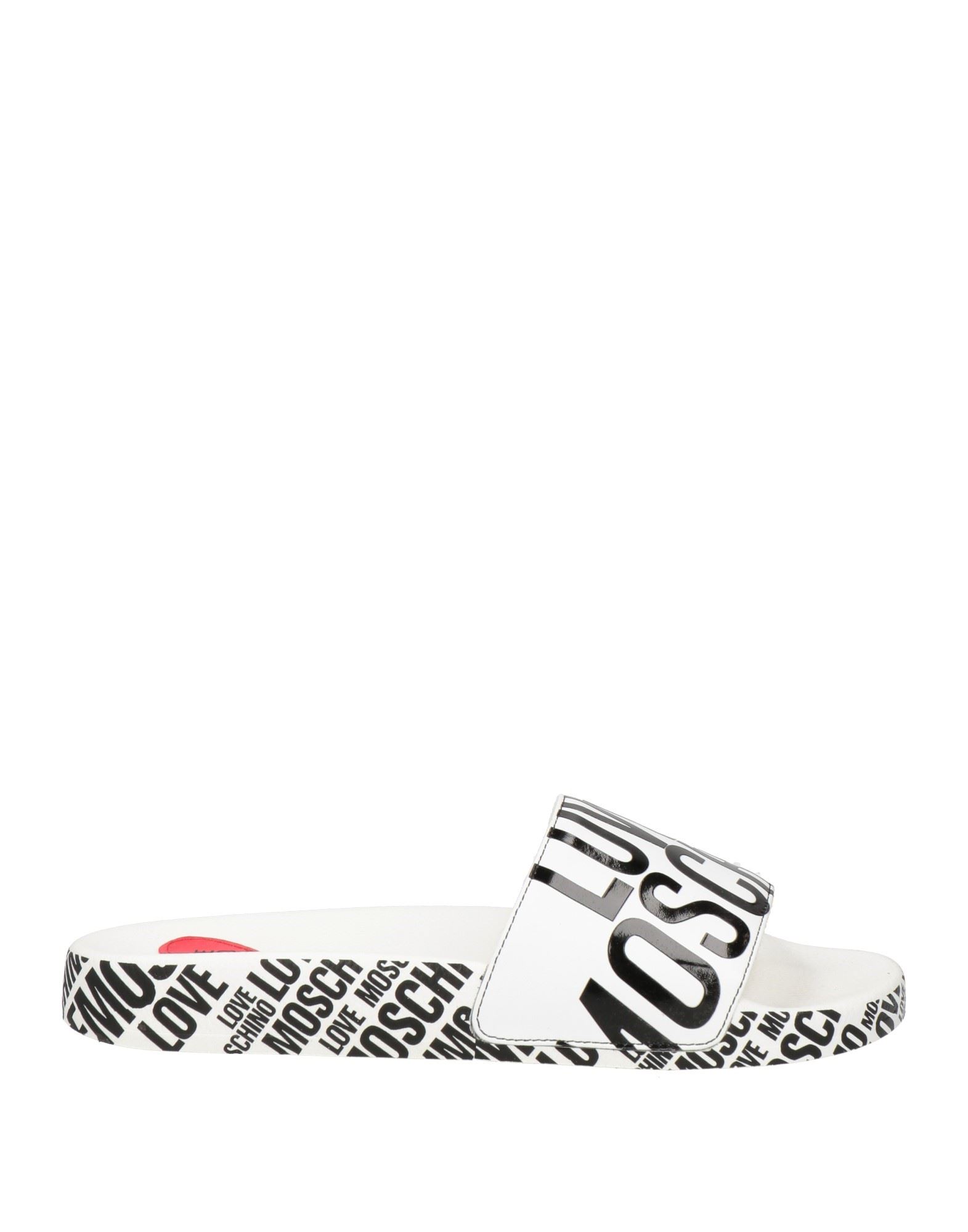 LOVE MOSCHINO Sandale Damen Weiß LOVE MOSCHINO Sandale Damen Weiß von LOVE MOSCHINO