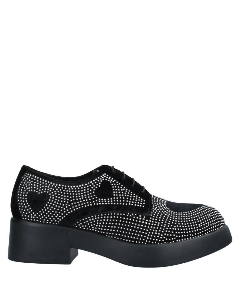 LOVE MOSCHINO Schnürschuh Damen Schwarz von LOVE MOSCHINO