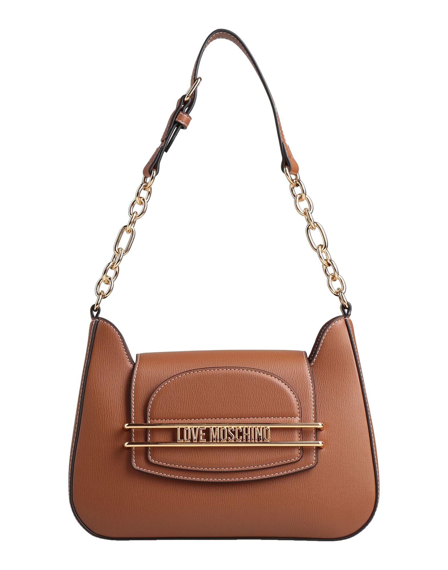 LOVE MOSCHINO Schultertasche Damen Braun von LOVE MOSCHINO