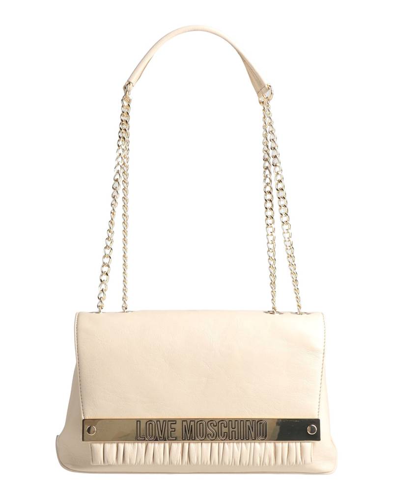 LOVE MOSCHINO Schultertasche Damen Cremeweiß von LOVE MOSCHINO