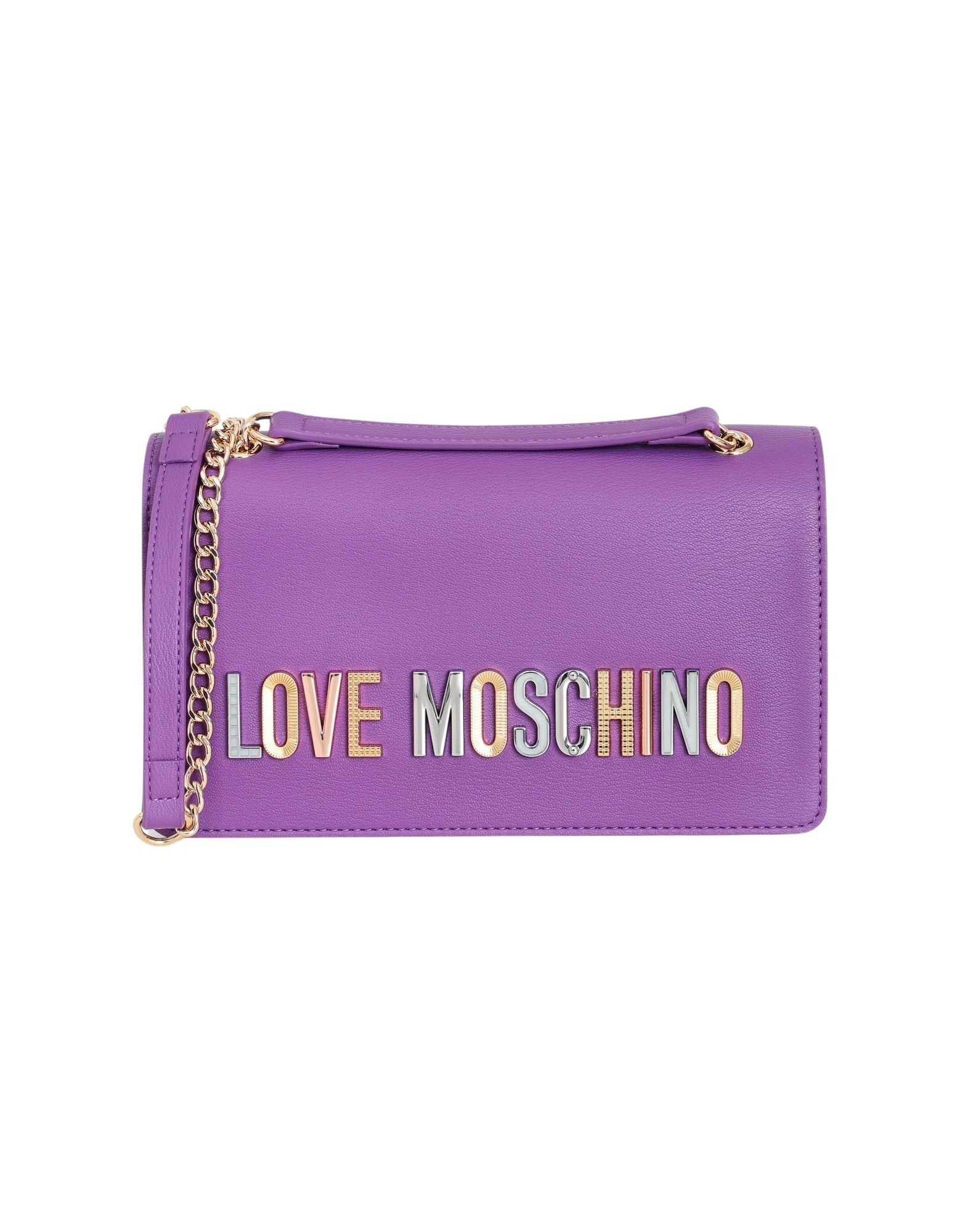 LOVE MOSCHINO Schultertasche Damen Lila von LOVE MOSCHINO