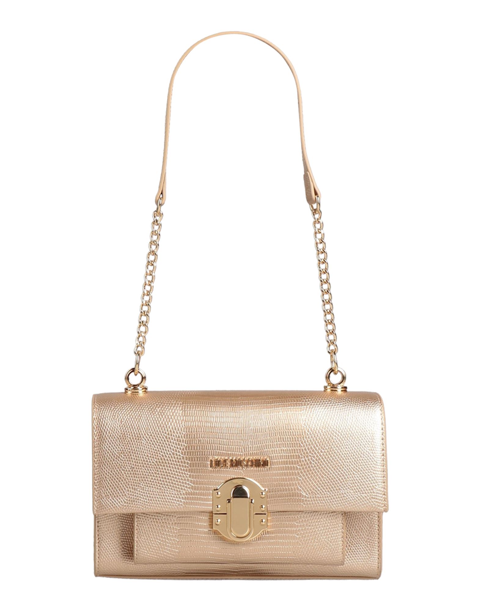 LOVE MOSCHINO Schultertasche Damen Gold von LOVE MOSCHINO