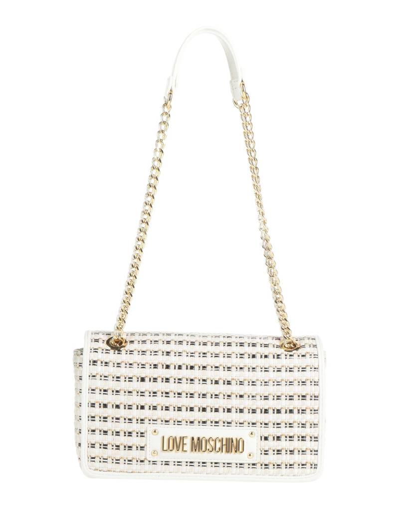 LOVE MOSCHINO Schultertasche Damen Weiß von LOVE MOSCHINO
