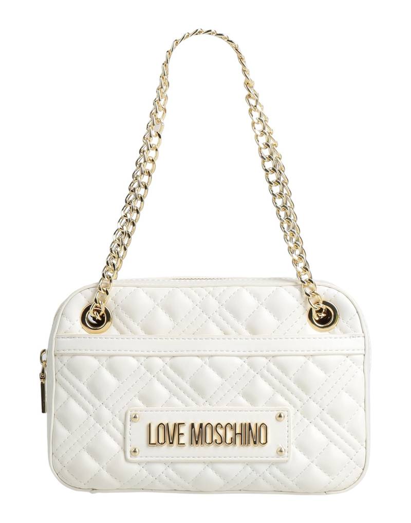 LOVE MOSCHINO Schultertasche Damen Weiß von LOVE MOSCHINO
