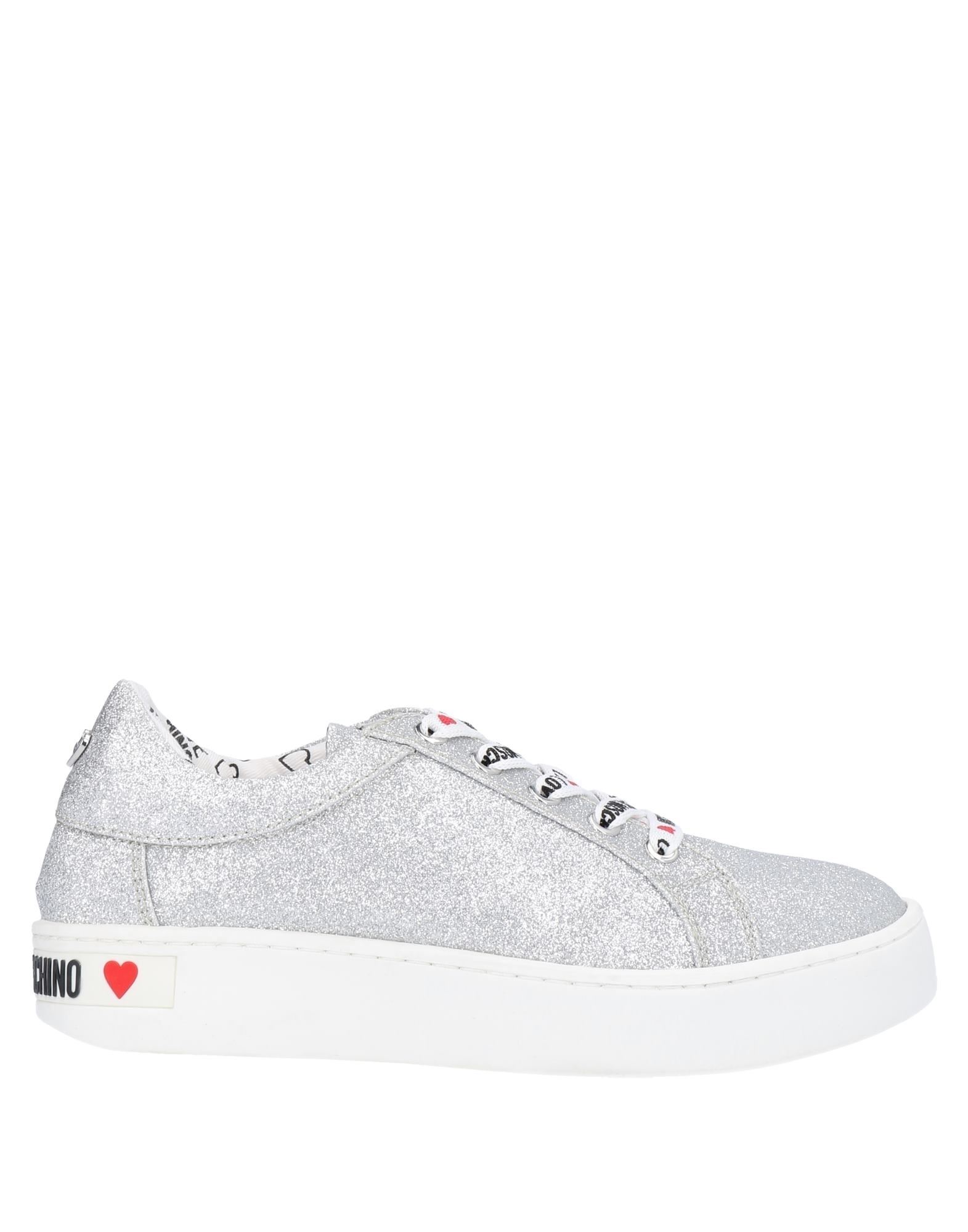 LOVE MOSCHINO Sneakers Damen Silber von LOVE MOSCHINO