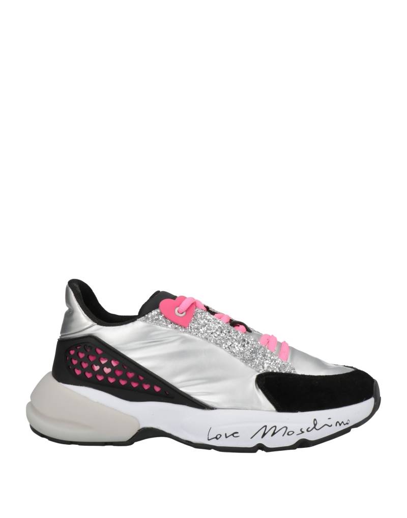 LOVE MOSCHINO Sneakers Damen Silber von LOVE MOSCHINO