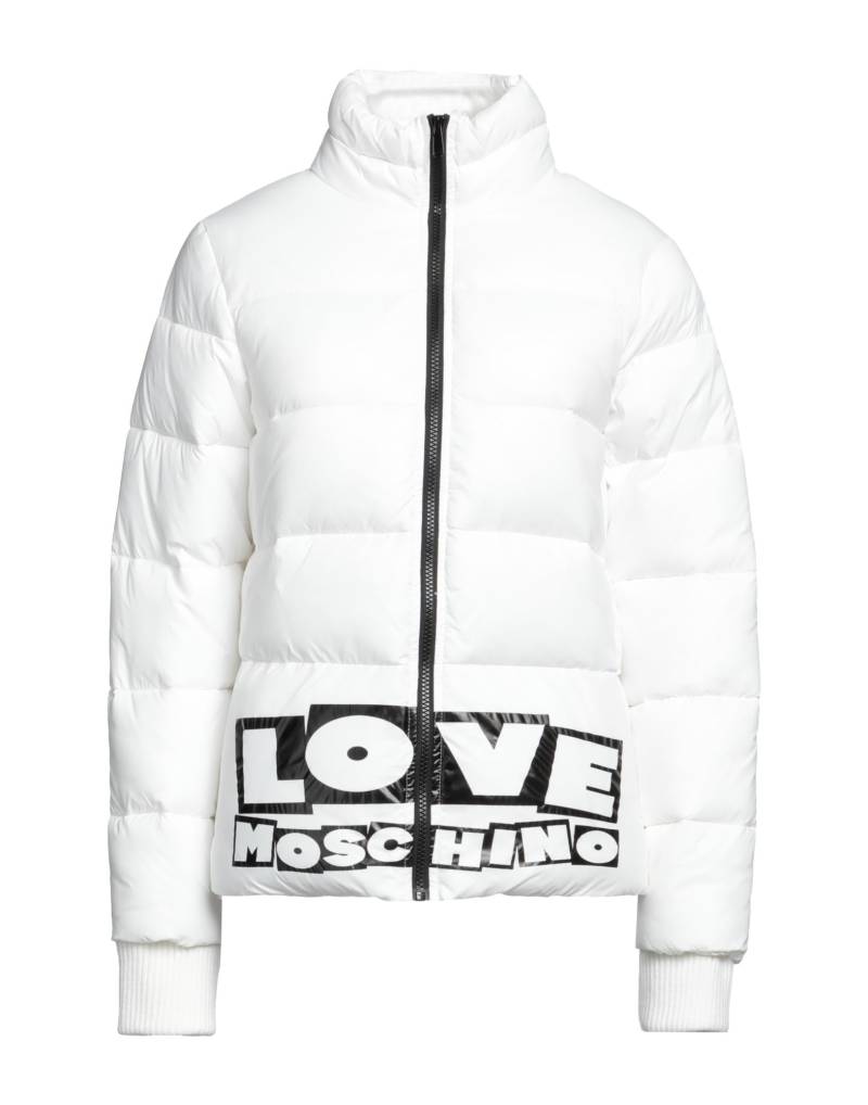 LOVE MOSCHINO Pufferjacke & Daunenjacke Damen Weiß von LOVE MOSCHINO