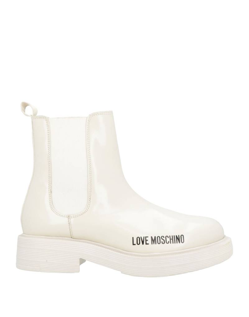 LOVE MOSCHINO Stiefelette Damen Cremeweiß von LOVE MOSCHINO