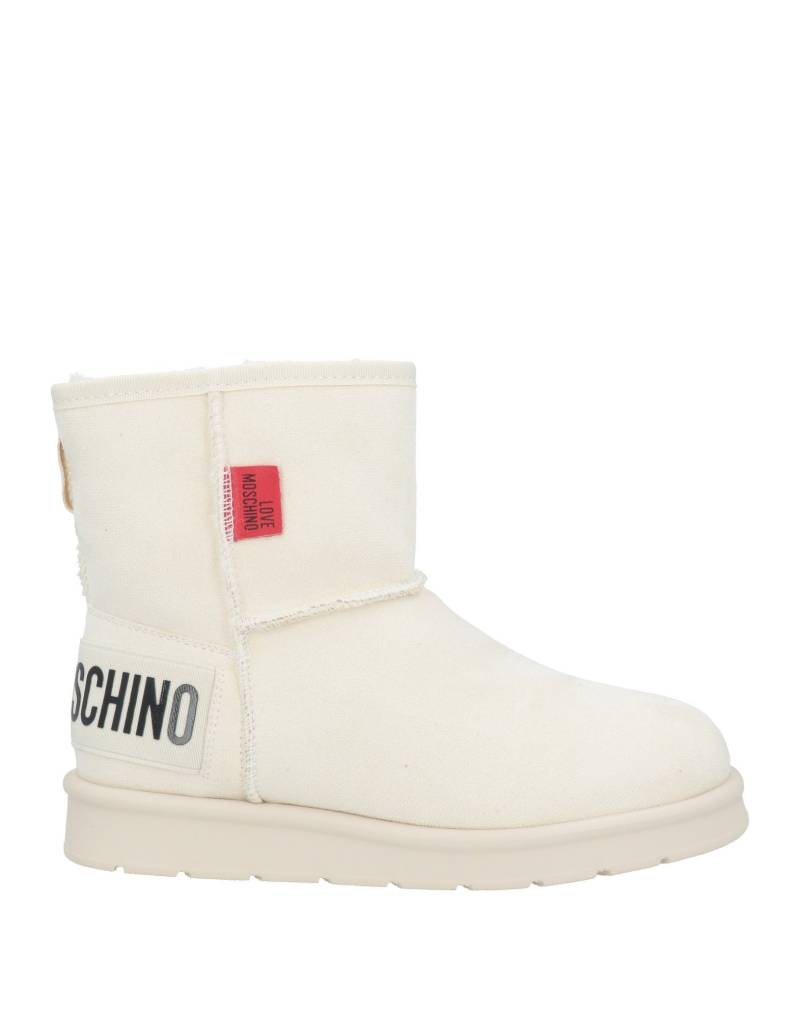 LOVE MOSCHINO Stiefelette Damen Elfenbein von LOVE MOSCHINO