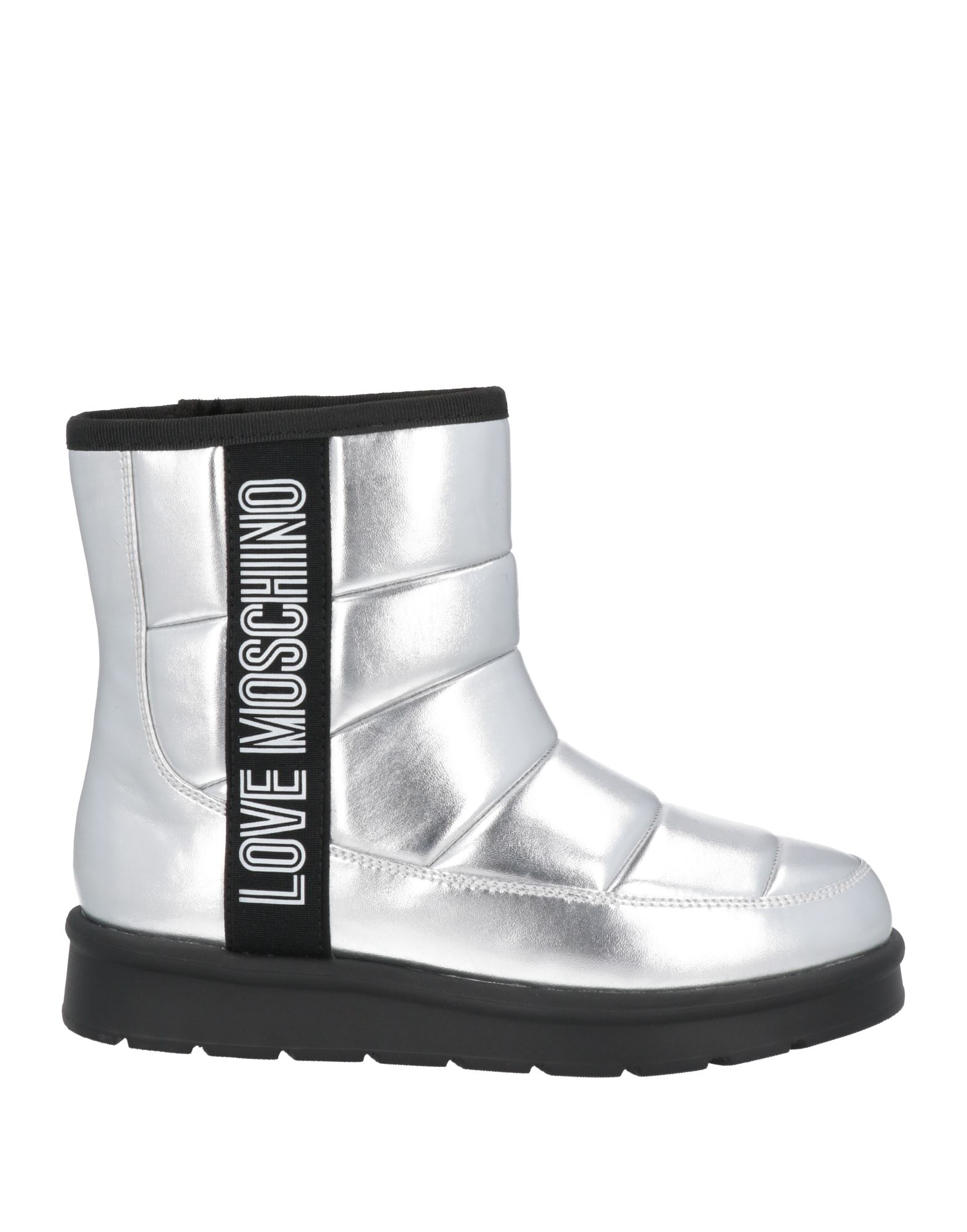 LOVE MOSCHINO Stiefelette Damen Silber von LOVE MOSCHINO