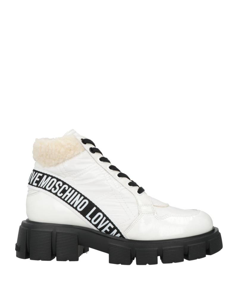 LOVE MOSCHINO Stiefelette Damen Weiß von LOVE MOSCHINO